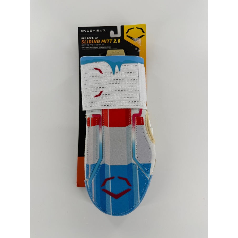 Evoshield X-SRZ Red White Ice Sliding Mitt 2.0 Adult Hand Guard WB576760